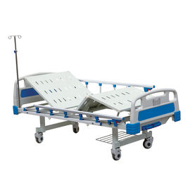 Больничная койка ручной электрической медицинской кровати 2 рукояток электрическая с складывать бортовые рельсы